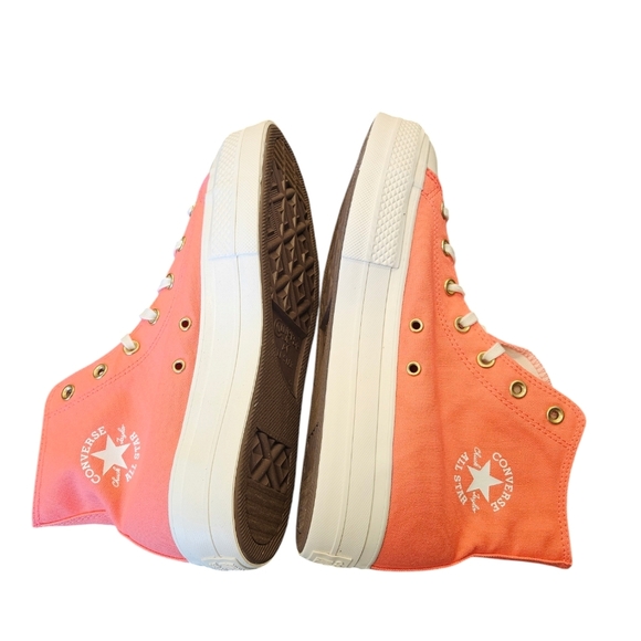 Converse CTAS Lift Hi Watermelon Slushy Platform Sneakers Womens NEW - Picture 3 of 8